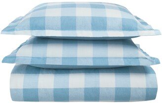 Closeout! Cynthia Cotton Reversible 3 Pc Duvet Cover Set, King