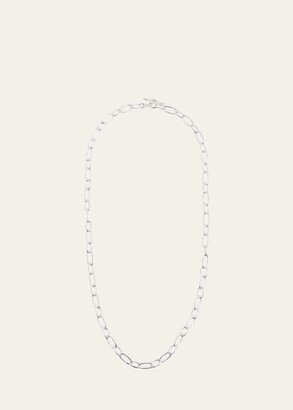 925 Classico Faceted Oval Link Necklace