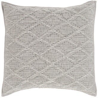 Tatum Light Gray Euro Sham