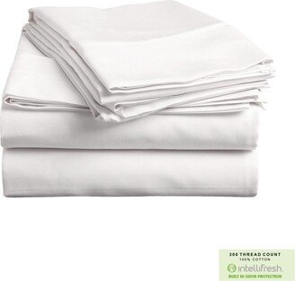 Mod Lifestyles 4 Piece Bedsheet Set with Intellifresh Odor-Control Finish, Twin