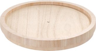 THE HOME EDIT Wooden Turntable Sand