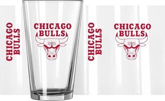 Chicago Bulls 16 Oz Team Wordmark Game Day Pint Glass