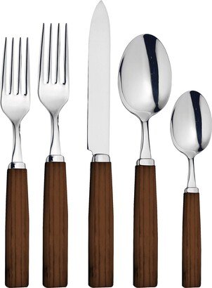 Broggi for Vista Alegre 5-Piece Dakar Acacia Flatware Set