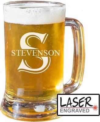 Custom Beer Mug Glasses, Personalized Mug, Groomsmen Gift, Husband Boyfriend Wedding Favors, Engraved