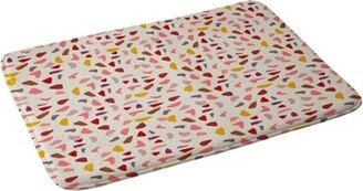 Mirimo Terrazzo Fall Memory Foam Bath Mat Red