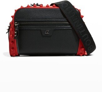 Men's Loubitown Spiked Crossbody Bag