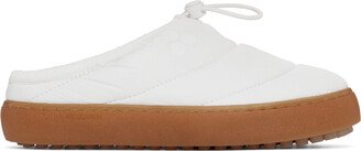 APRÈS Research SSENSE Exclusive White Alpha Slippers