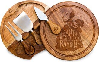 Disney's Princess The Frog Acacia Brie Cheese Cutting Board Tools Set