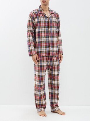 Plaid Cotton-flannel Pyjamas