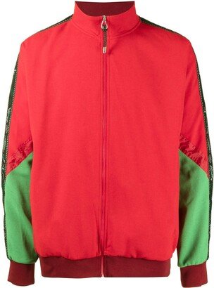 Colour-Block Half-Zip Jumper