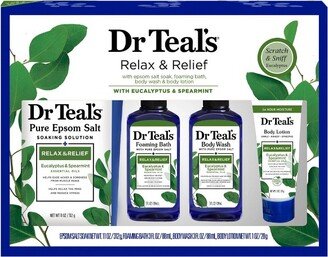 Dr Teal's Eucalyptus Regimen Bath and Body Gift Set - 4pc