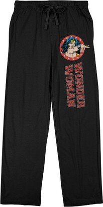 Wonder Woman Female Warrior Men's Sleep Pajama Pants