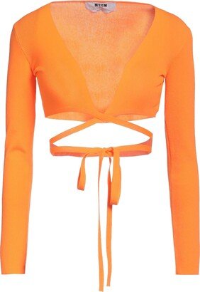 Wrap Cardigans Orange