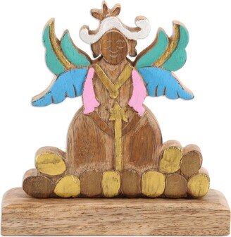 Handmade Tender Heaven Wood Sculpture