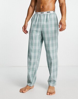 woven lounge bottom with check print