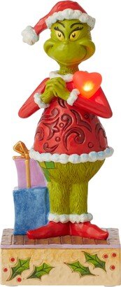 Jim Shore Grinch with Large Red Heart Figurine