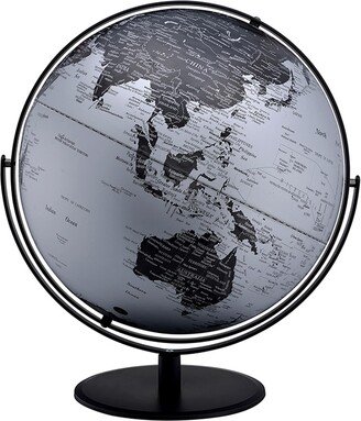 Globe Accent Decor with Inbuilt LED, Black and Gray