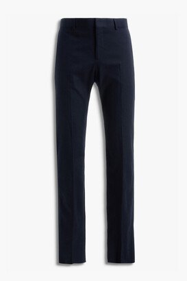 Slim-fit stretch-cotton twill pants