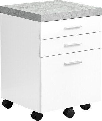 MONARCH SPECIALTIES File Cabinet, Rolling Mobile, Storage Drawers, Printer Stand, Office, Work, Laminate, Contemporary, Modern-AA