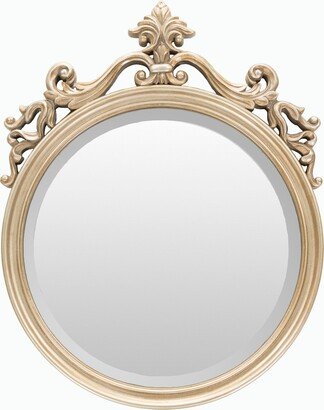 Alyson Polyurethane Framed Small Size Round Wall Mirror - 19.5