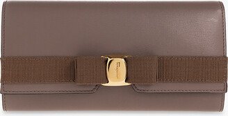 Wallet With Logo - Brown-AB