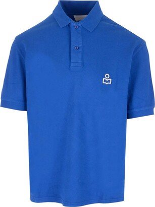 Logo Embroidered Polo Shirt-AU