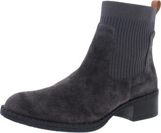 Best Chelsea Womens Leather Slip-On Booties