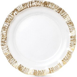 Rufolo Glass Gold Collection Service Plate/Charger