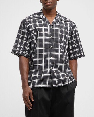 Men's Plaid Camp Shirt