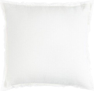 Anaya Home Bright White Linen Down Euro Pillow