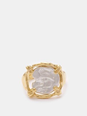 The Gilded Frame Gold-plated Ring