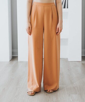 Women's Cork Wide Leg Pull-On Pant by @withloveleena