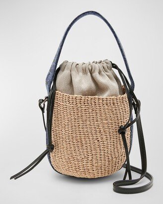 x Mifuko Woody Small Basket Bucket Bag-AA