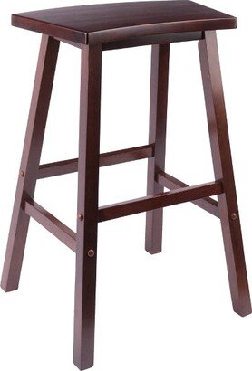 Katashi Fan Shape Barstool Walnut