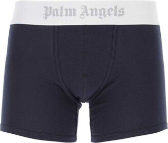 Two-Pack Logo-Waistband Stretch Boxers