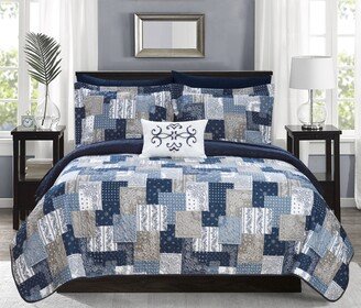 Eliana 4 Piece King Quilt Set