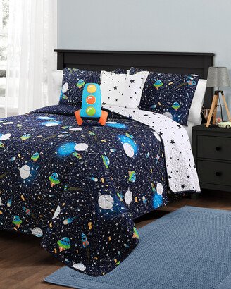 Fashions 4Pc Universe Twin Quilt Set