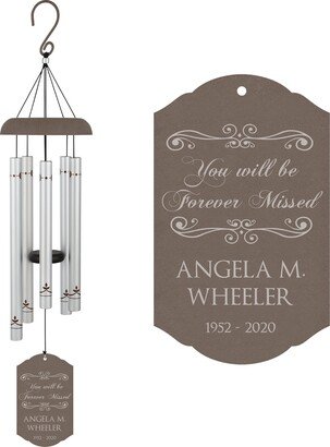 Personalized Memorial Wind Chime | Sympathy Gift in Memory Of Remembrance Custom Bereavement