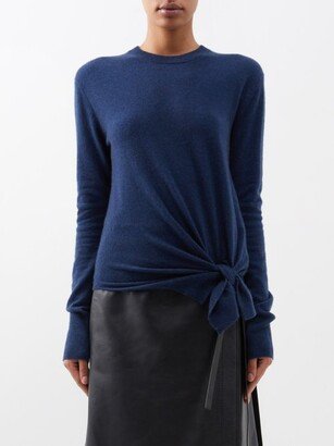 Nalini Side-tie Cashmere Sweater