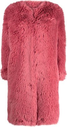 Faux-Fur Long Coat-AA