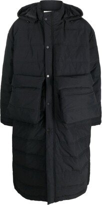 Tabasco padded hooded coat