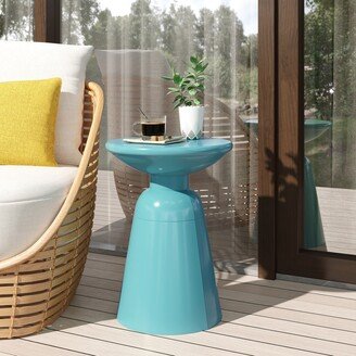 Pelon Outdoor Outdoor Metal Side Table