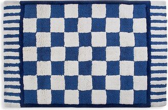 Large Royal Check Bath Mat