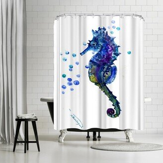 71 x 74 Shower Curtain, Seahorse 9 by Suren Nersisyan