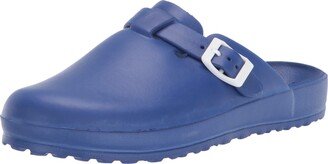 RIA Women's Open Slip On Clog with Upper Buckle