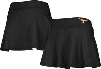 Women's ZooZatz Black Texas Longhorns Flowy Skort