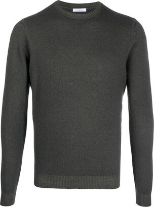 Crew-Neck Wool Jumper-AO