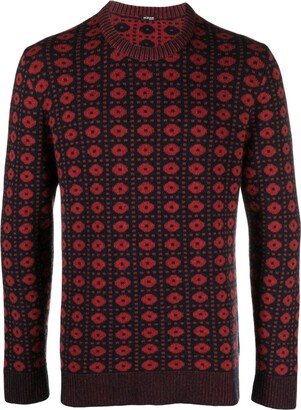 Monogram-Jacquard Cashmere Jumper