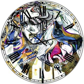 Designart Reminiscence Ii Oversized Modern Wall Clock - 36 x 36