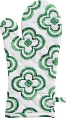 Park Designs Patricia Heaton Home Green Geo Oven Mitt